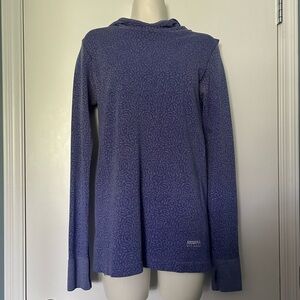 The Running Room Purple Long Sleeve Athletic Top with Hood